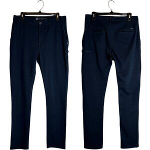 Vuori Everything Chino Pants Men's 32 Blue Athletic Active Athleisure Stretch